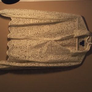 Vintage Lace button down shirt